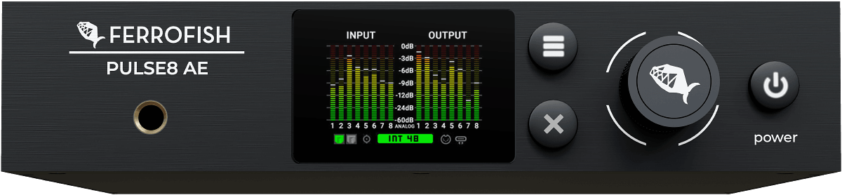 Ferrofish| PULSE8 AE compact AD/DA converter 8 x 8 AD/DA 16 x 16 ADAT Converter - RedTechBox